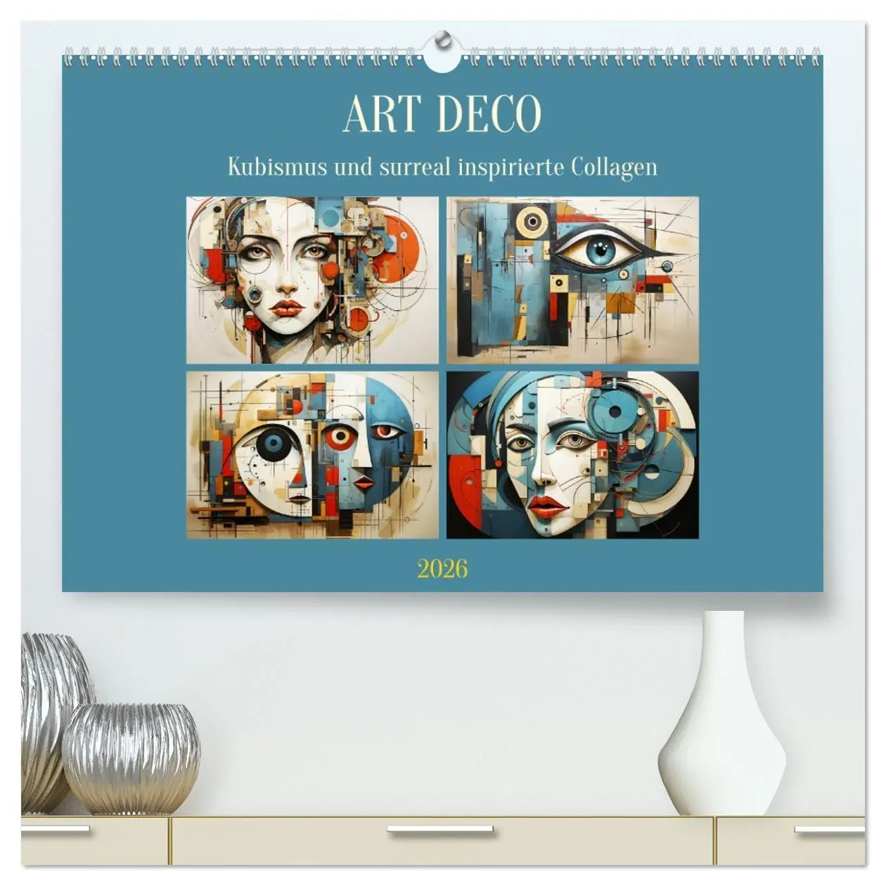 Cover: 9783457509760 | Art Deco. Kubismus und surreal inspirierte Collagen (hochwertiger...