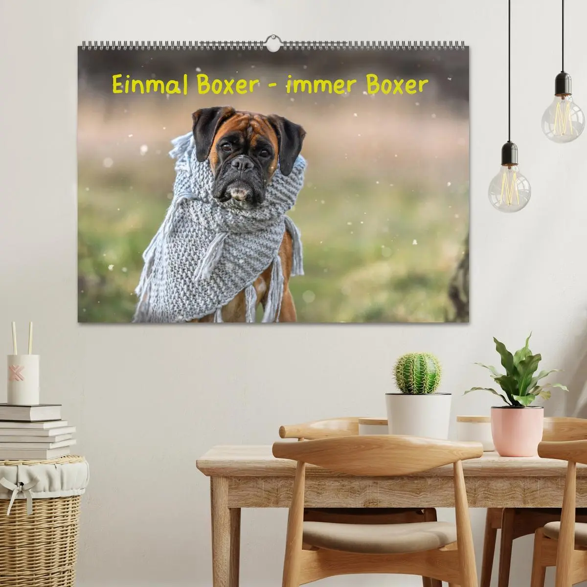 Bild: 9783457749760 | Einmal Boxer - immer Boxer (Wandkalender 2026 DIN A2 quer),...