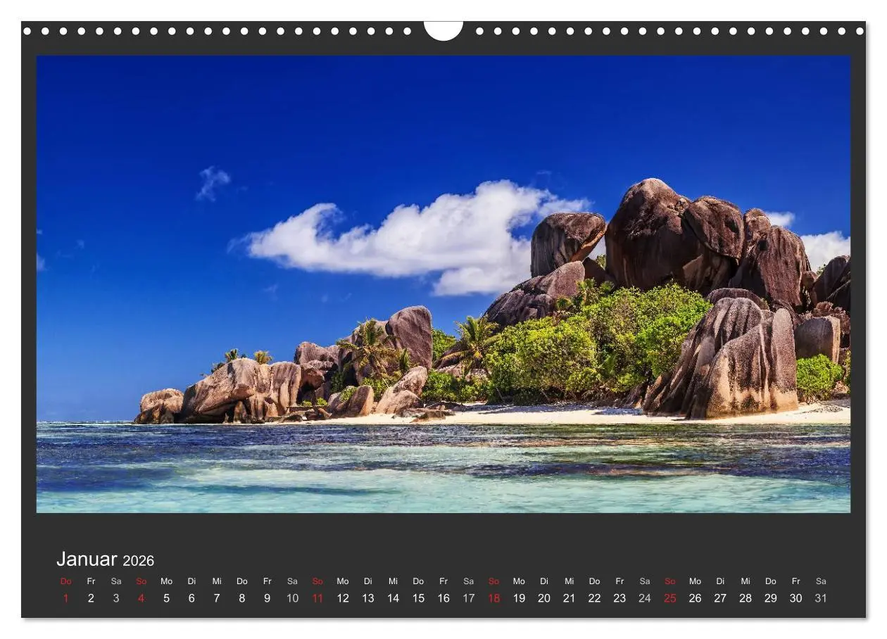 Bild: 9783516079760 | Seychellen Traumstrände im Paradies (Wandkalender 2026 DIN A3...