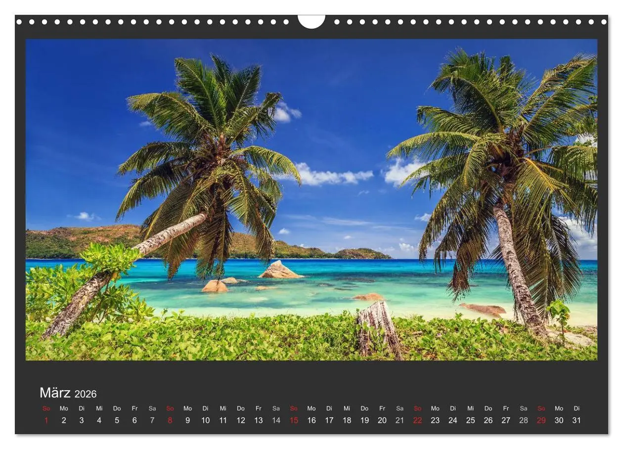 Bild: 9783516079760 | Seychellen Traumstrände im Paradies (Wandkalender 2026 DIN A3...