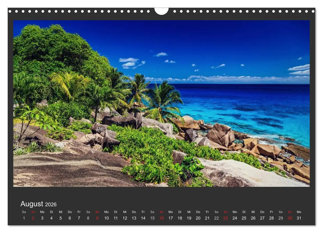 Bild: 9783516079760 | Seychellen Traumstrände im Paradies (Wandkalender 2026 DIN A3...