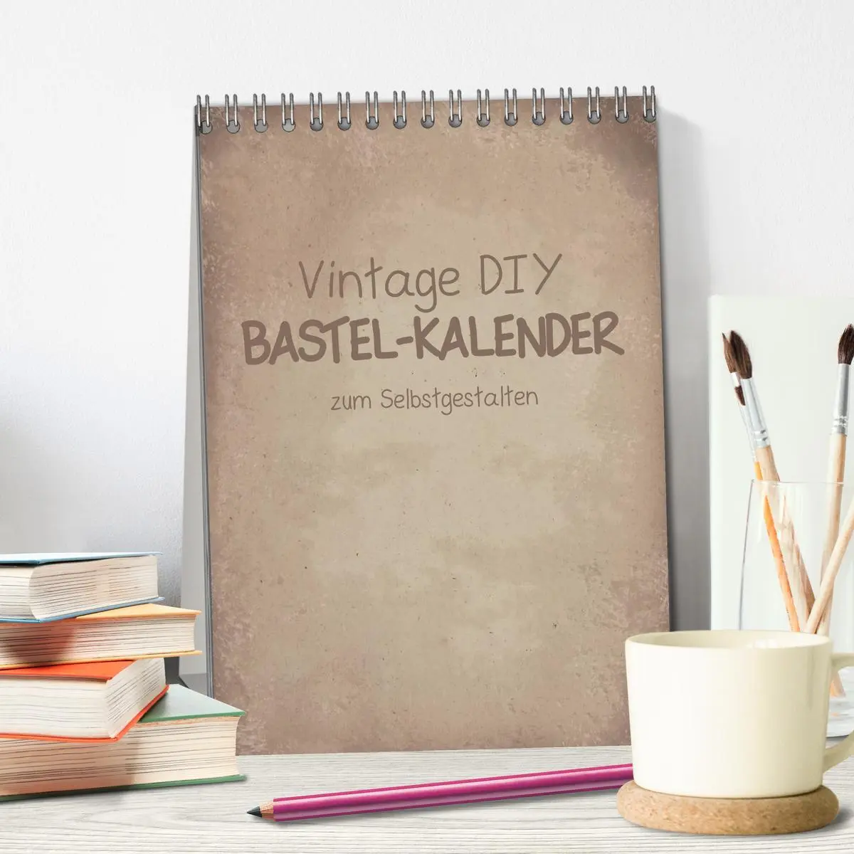 Bild: 9783516389760 | Vintage DIY Bastel-Kalender -Hochformat- (Tischkalender 2026 DIN A5...