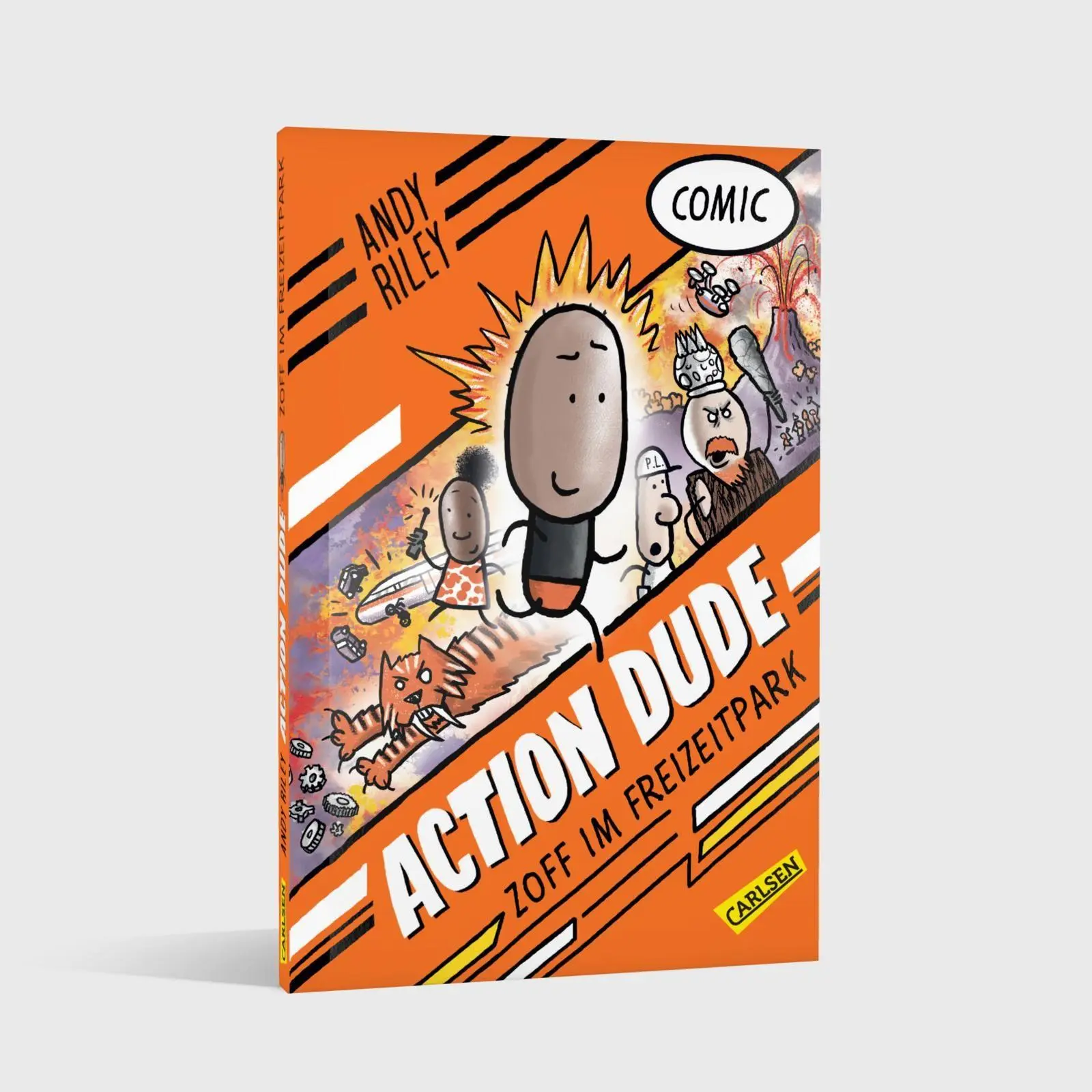 Bild: 9783551559760 | Action Dude 1: Zoff im Freizeitpark | Andy Riley | Buch | 144 S.