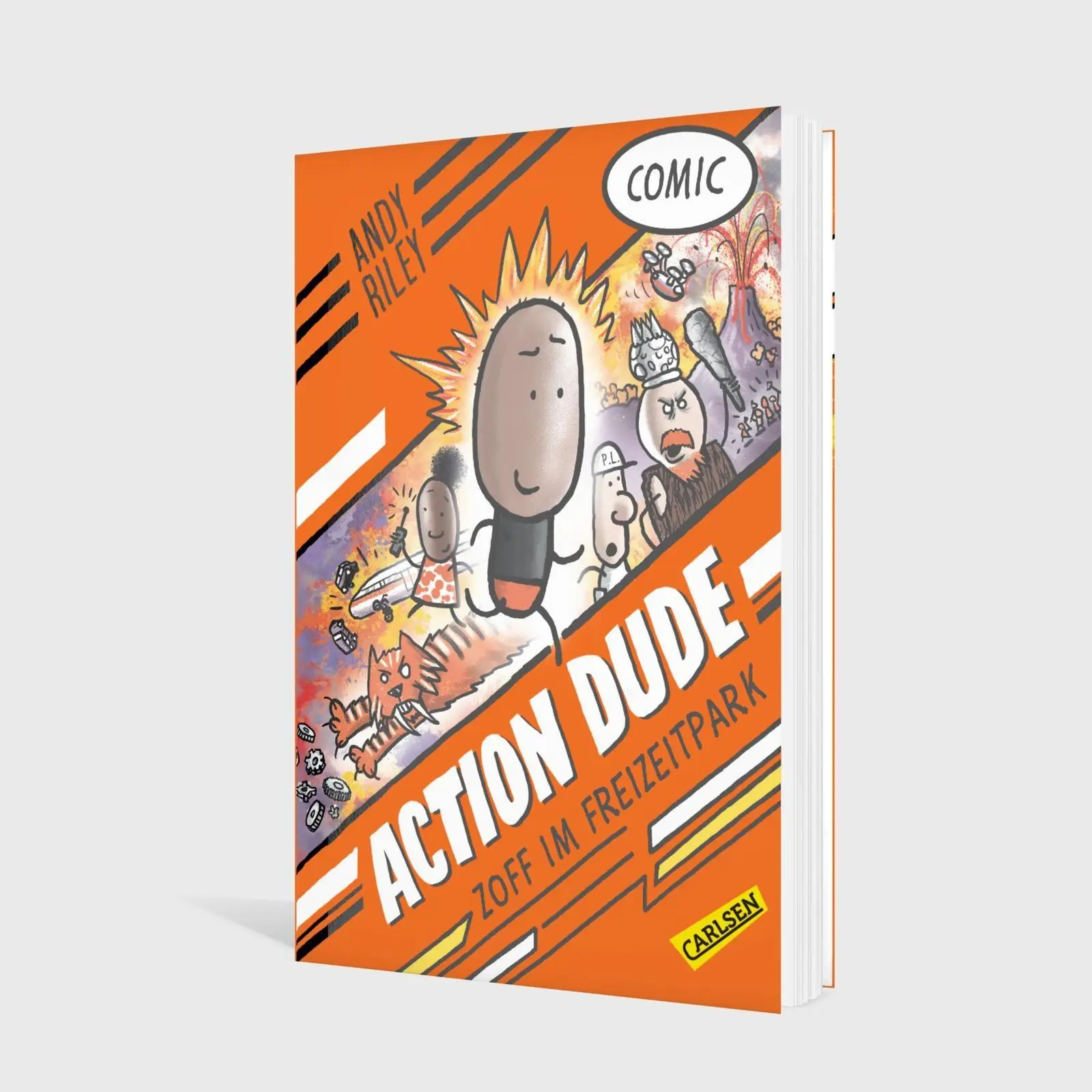 Bild: 9783551559760 | Action Dude 1: Zoff im Freizeitpark | Andy Riley | Buch | 144 S.