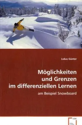 Cover: 9783639079760 | Möglichkeiten und Grenzen im differenziellen Lernen | Lukas Günter
