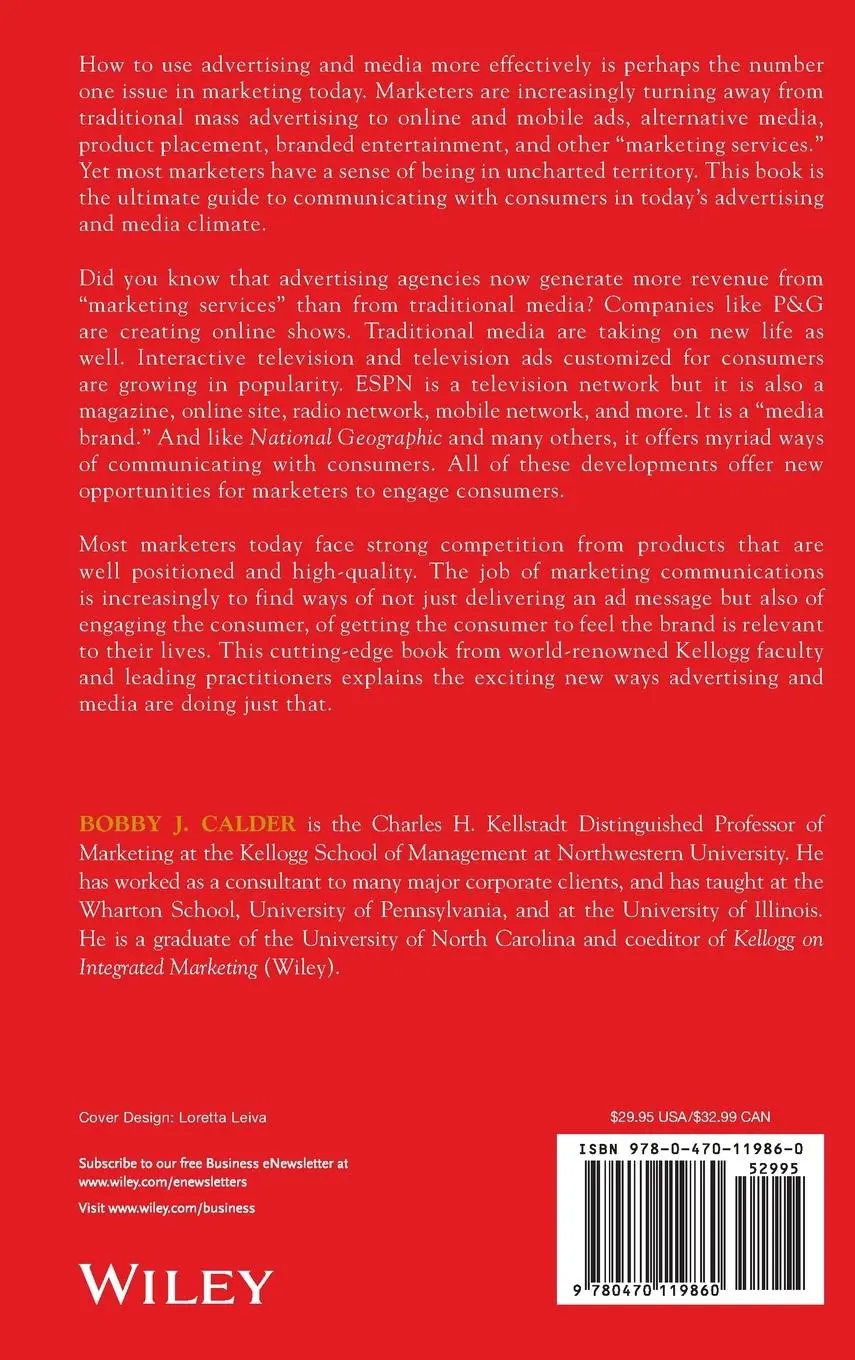 Rückseite: 9780470119860 | Kellogg on Advertising and Media | The Kellogg School of Management