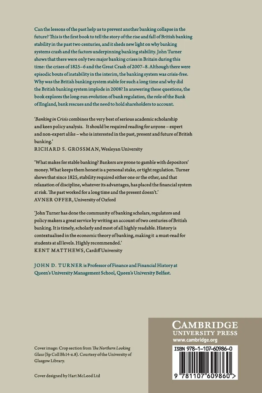 Rückseite: 9781107609860 | Banking in Crisis | John D. Turner | Taschenbuch | Englisch | 2016