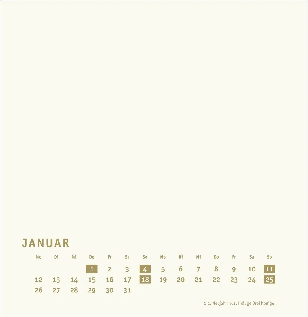 Bild: 9783756409860 | Premium-Bastelkalender gold groß 2026 | Heye | Kalender | 14 S. | 2026