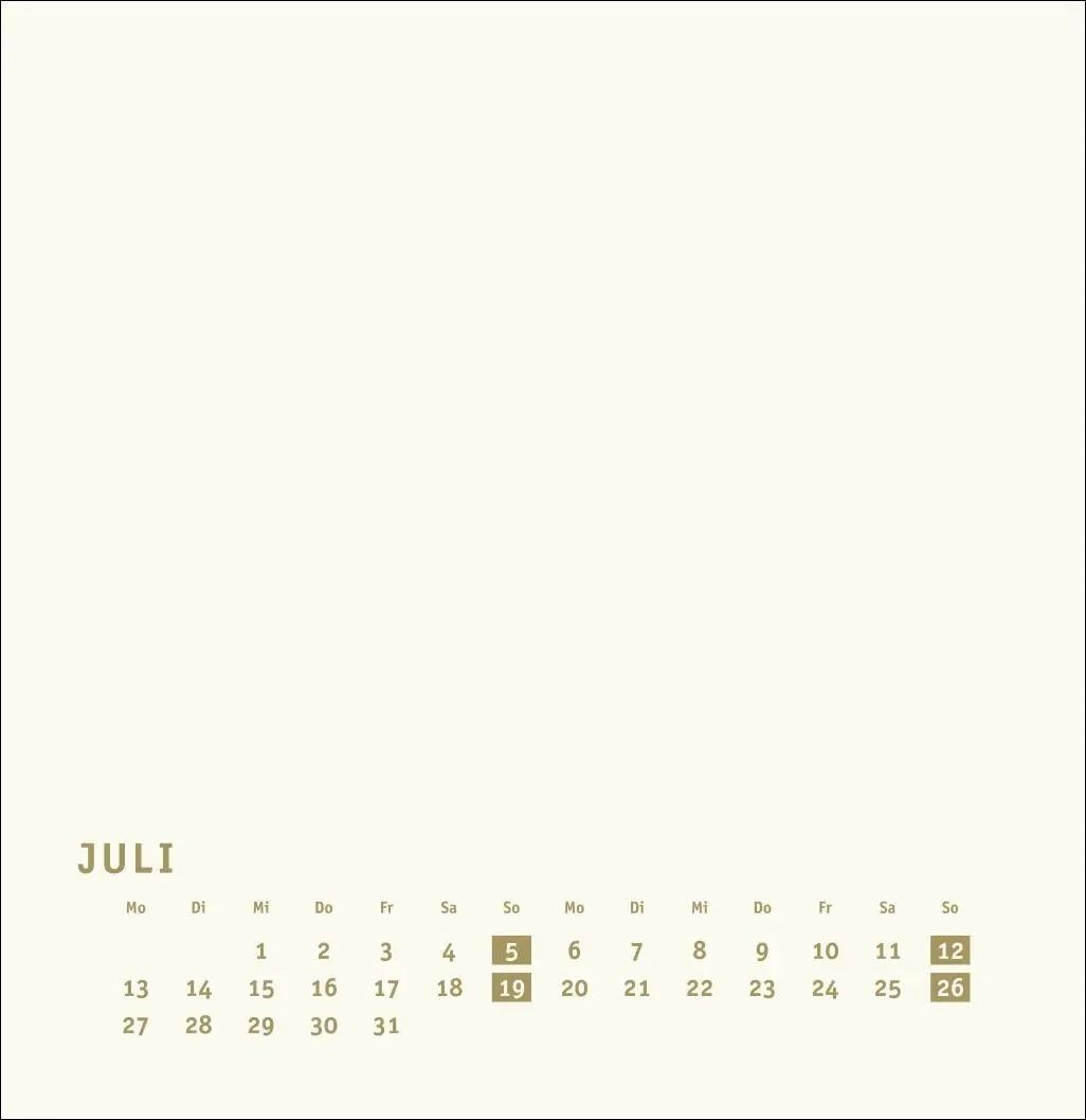 Bild: 9783756409860 | Premium-Bastelkalender gold groß 2026 | Heye | Kalender | 14 S. | 2026