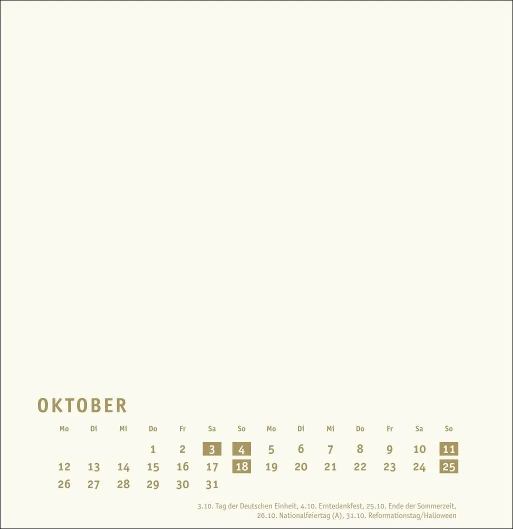 Bild: 9783756409860 | Premium-Bastelkalender gold groß 2026 | Heye | Kalender | 14 S. | 2026