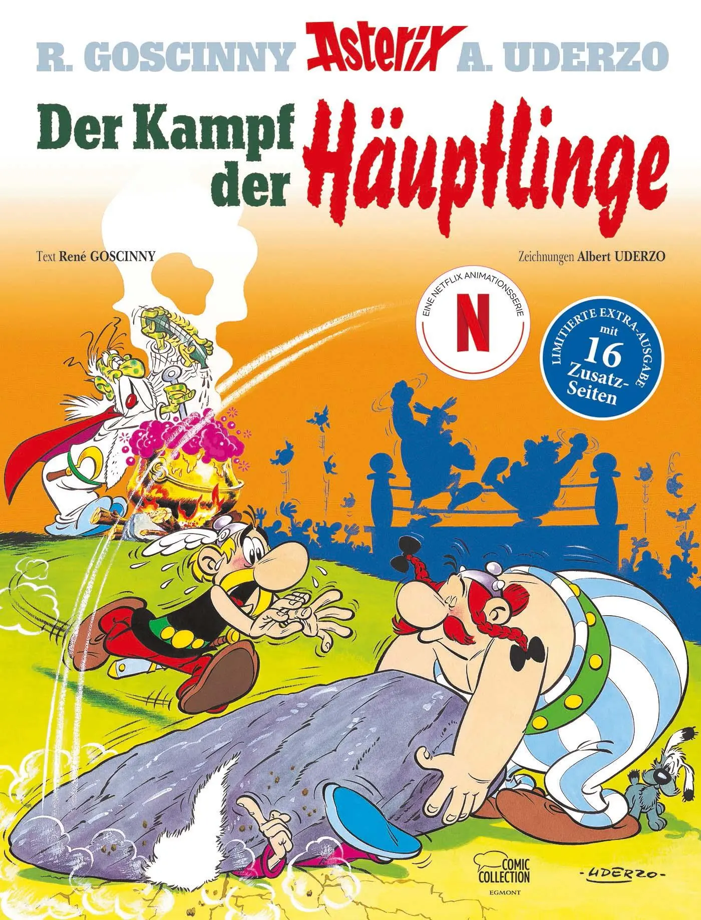 Cover: 9783770409860 | Asterix 04 Extraausgabe zur Netflix-Serie | Der Kampf der Häuptlinge