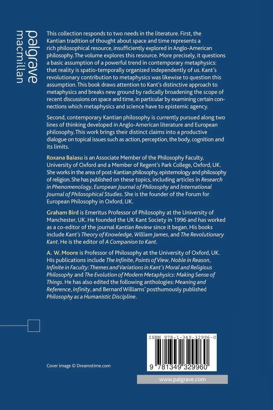 Rückseite: 9781349329960 | Contemporary Kantian Metaphysics | New Essays on Space and Time | Buch