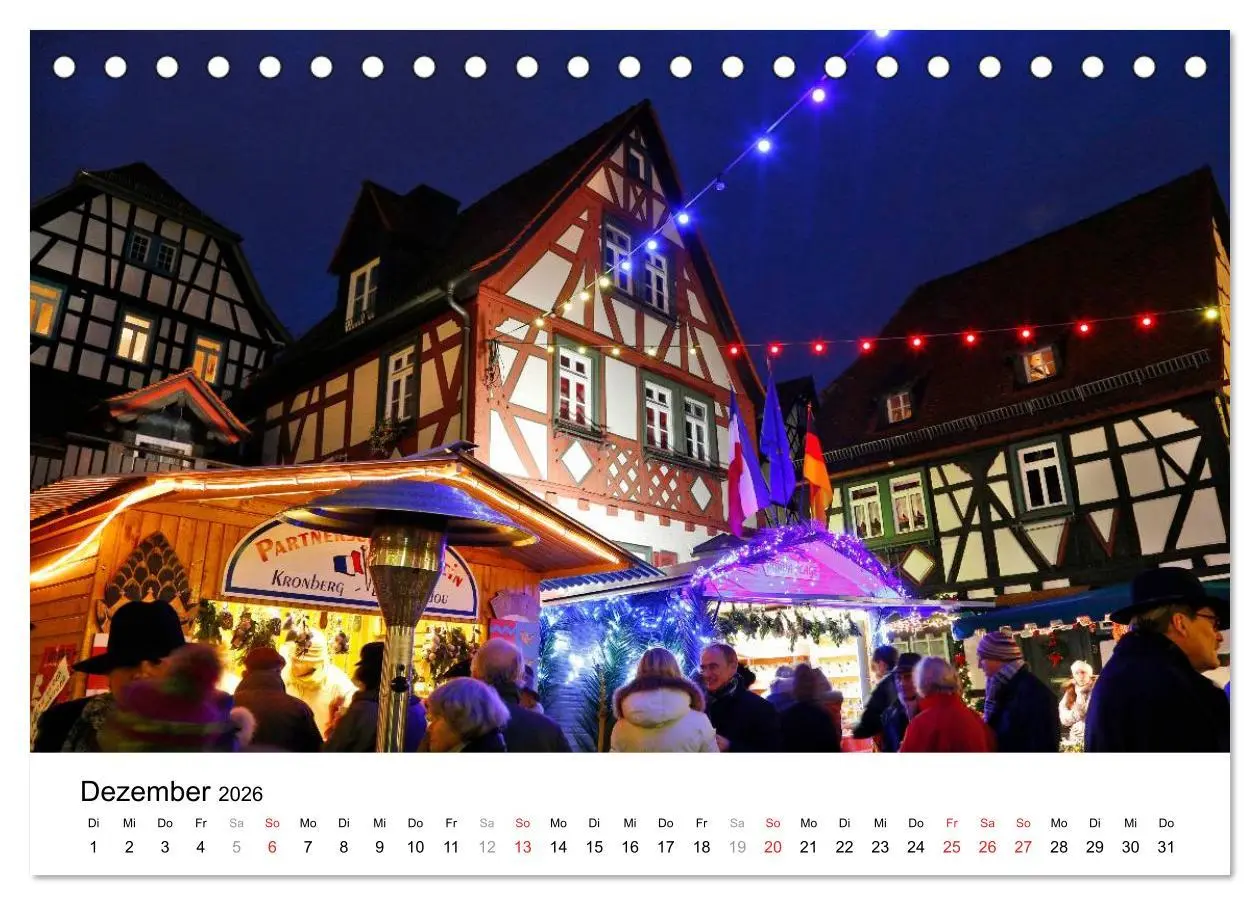 Bild: 9783516059960 | Romantisches Kronberg im Taunus (Tischkalender 2026 DIN A5 quer),...