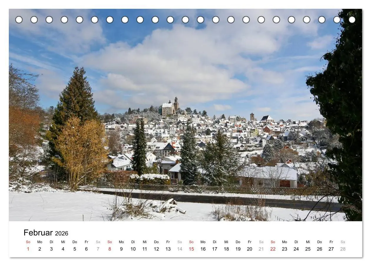 Bild: 9783516059960 | Romantisches Kronberg im Taunus (Tischkalender 2026 DIN A5 quer),...