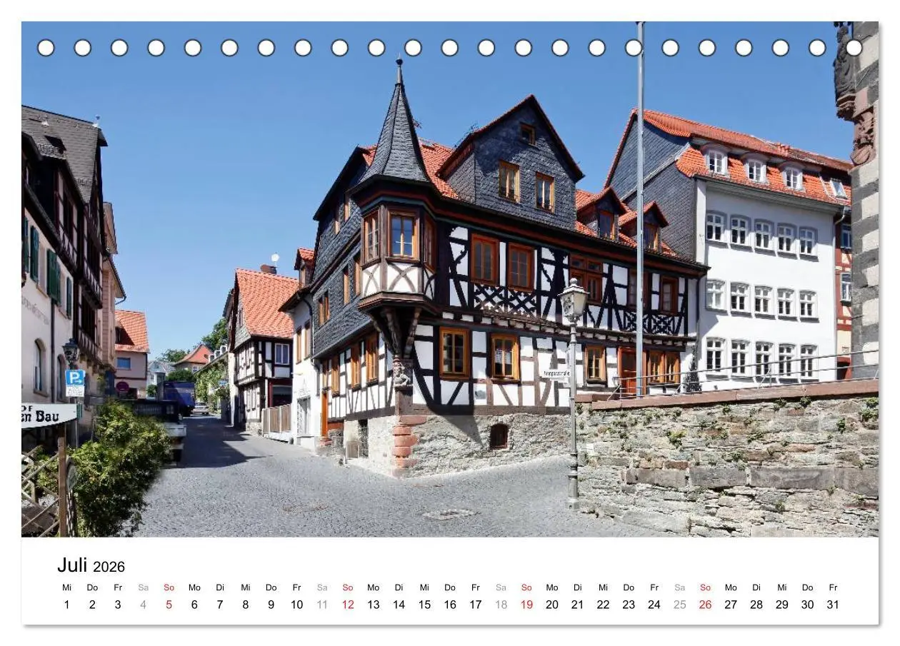 Bild: 9783516059960 | Romantisches Kronberg im Taunus (Tischkalender 2026 DIN A5 quer),...