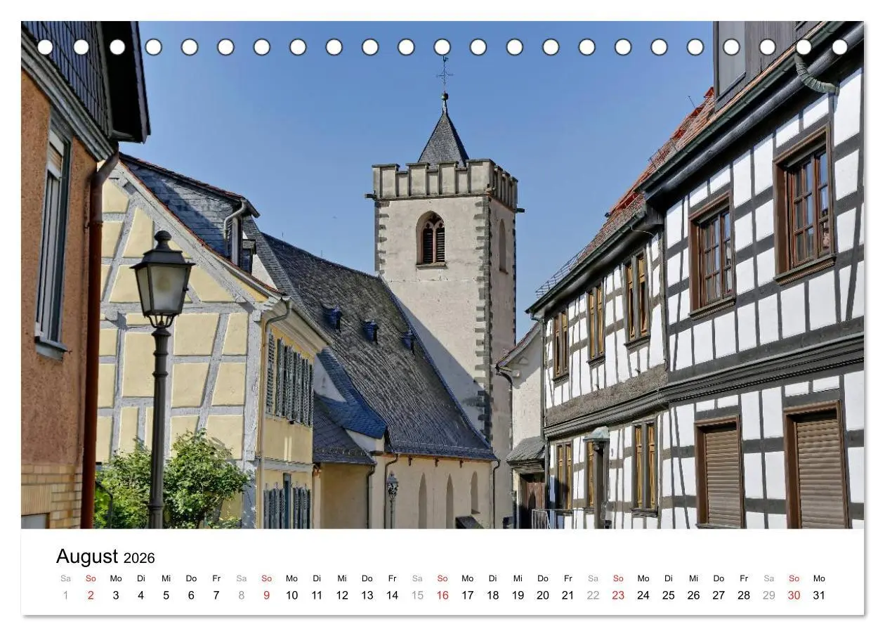 Bild: 9783516059960 | Romantisches Kronberg im Taunus (Tischkalender 2026 DIN A5 quer),...