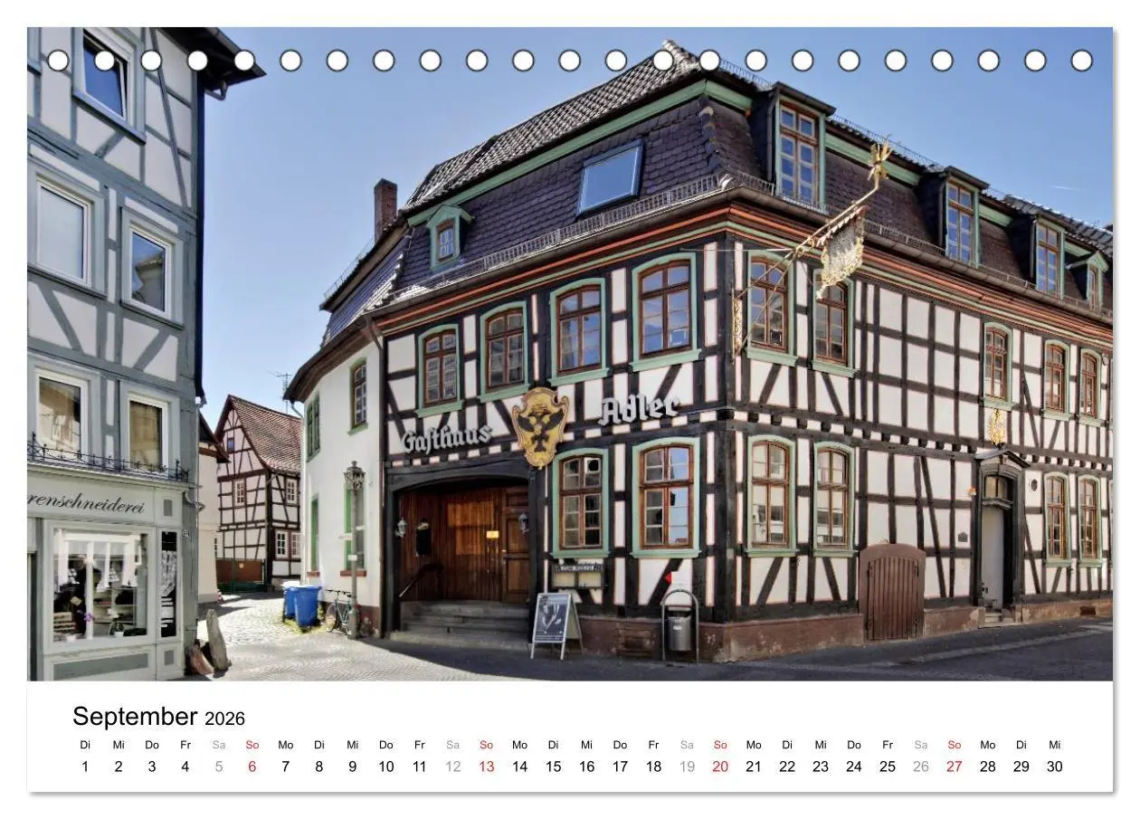 Bild: 9783516059960 | Romantisches Kronberg im Taunus (Tischkalender 2026 DIN A5 quer),...