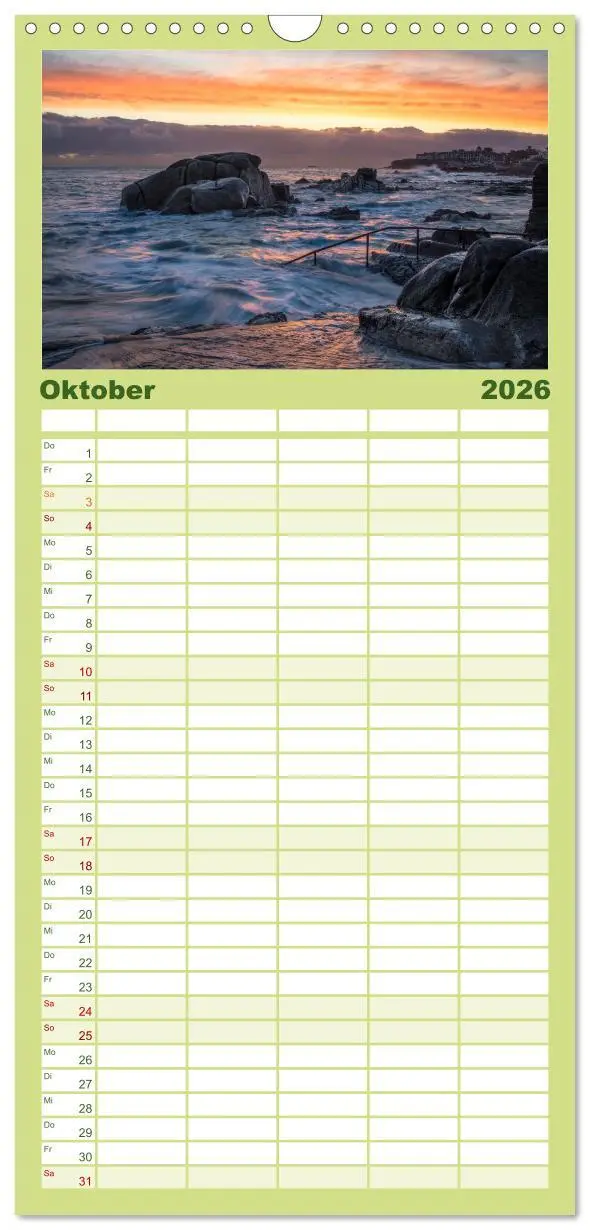Bild: 9783516509960 | Familienplaner 2026 - Naturschauspiel Irland mit 5 Spalten...