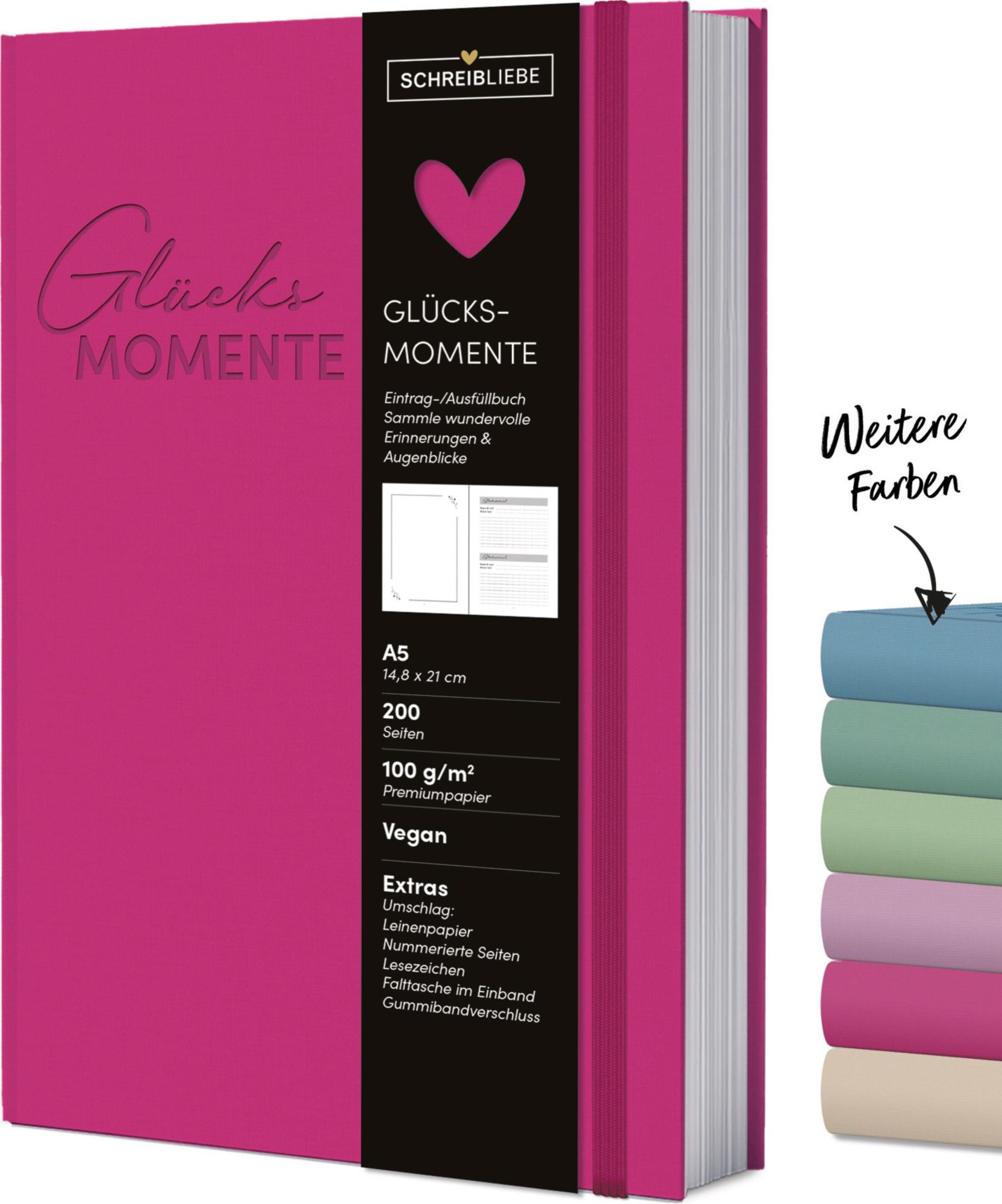 Cover: 9783731889960 | Glücksmomente Fuchsia | Verlag Korsch | Buch | 200 S. | Deutsch | 2025