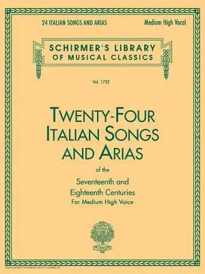 Cover: 9780793510061 | 24 Italian Songs &amp; Arias - Medium High Voice | Corporation | Buch