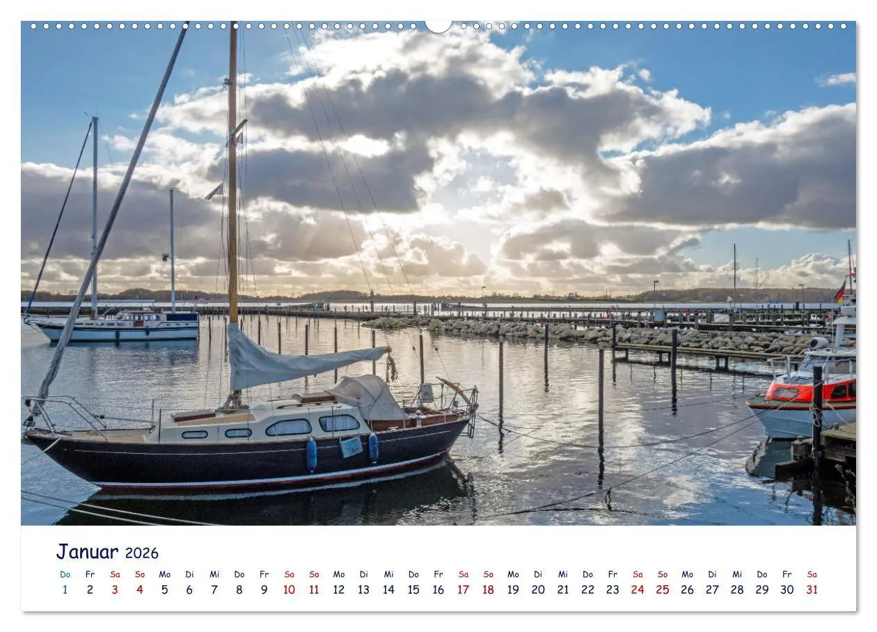 Bild: 9783457460061 | Maritime Schlei (hochwertiger Premium Wandkalender 2026 DIN A2...