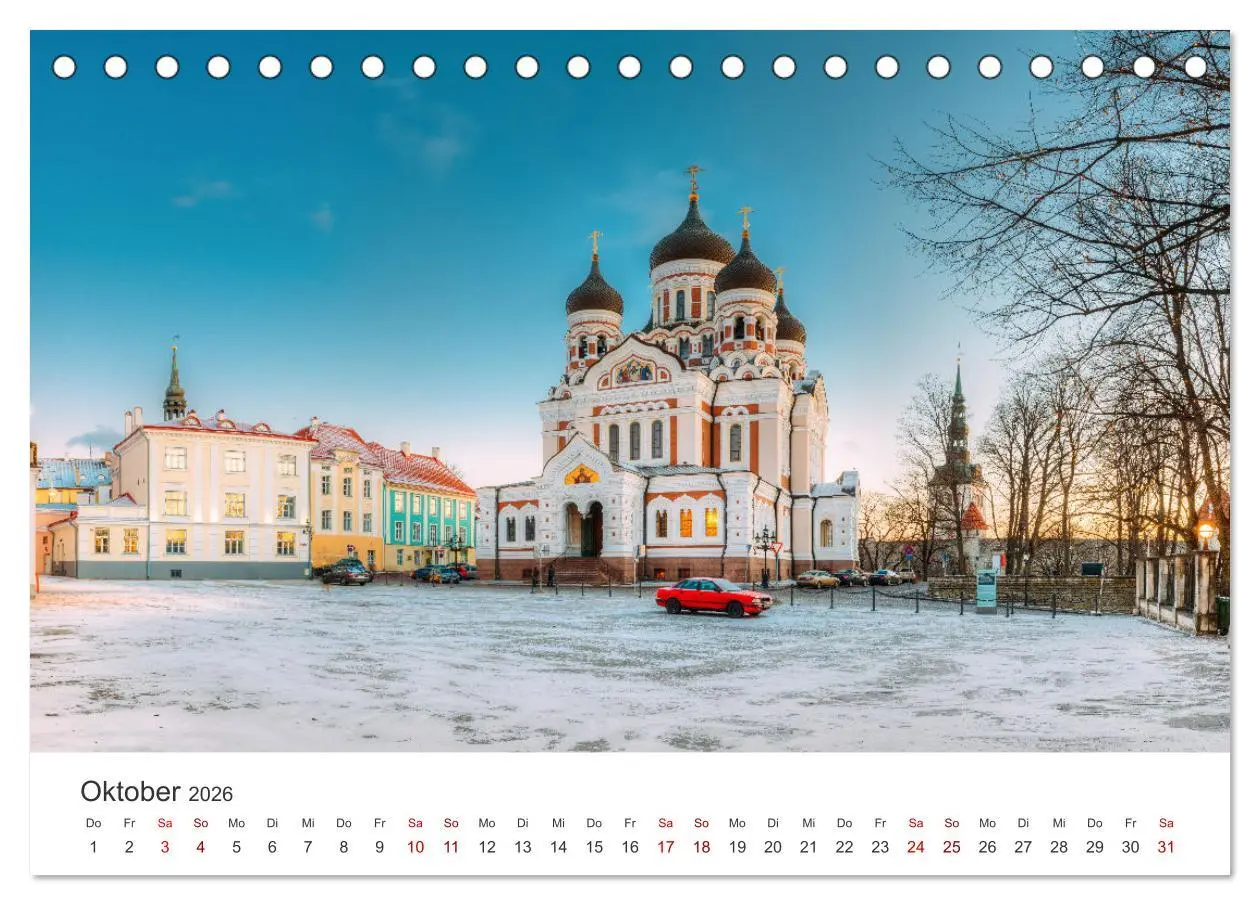 Bild: 9783457600061 | Tallinn - Eine Reise in die Hauptstadt Estlands. (Tischkalender...