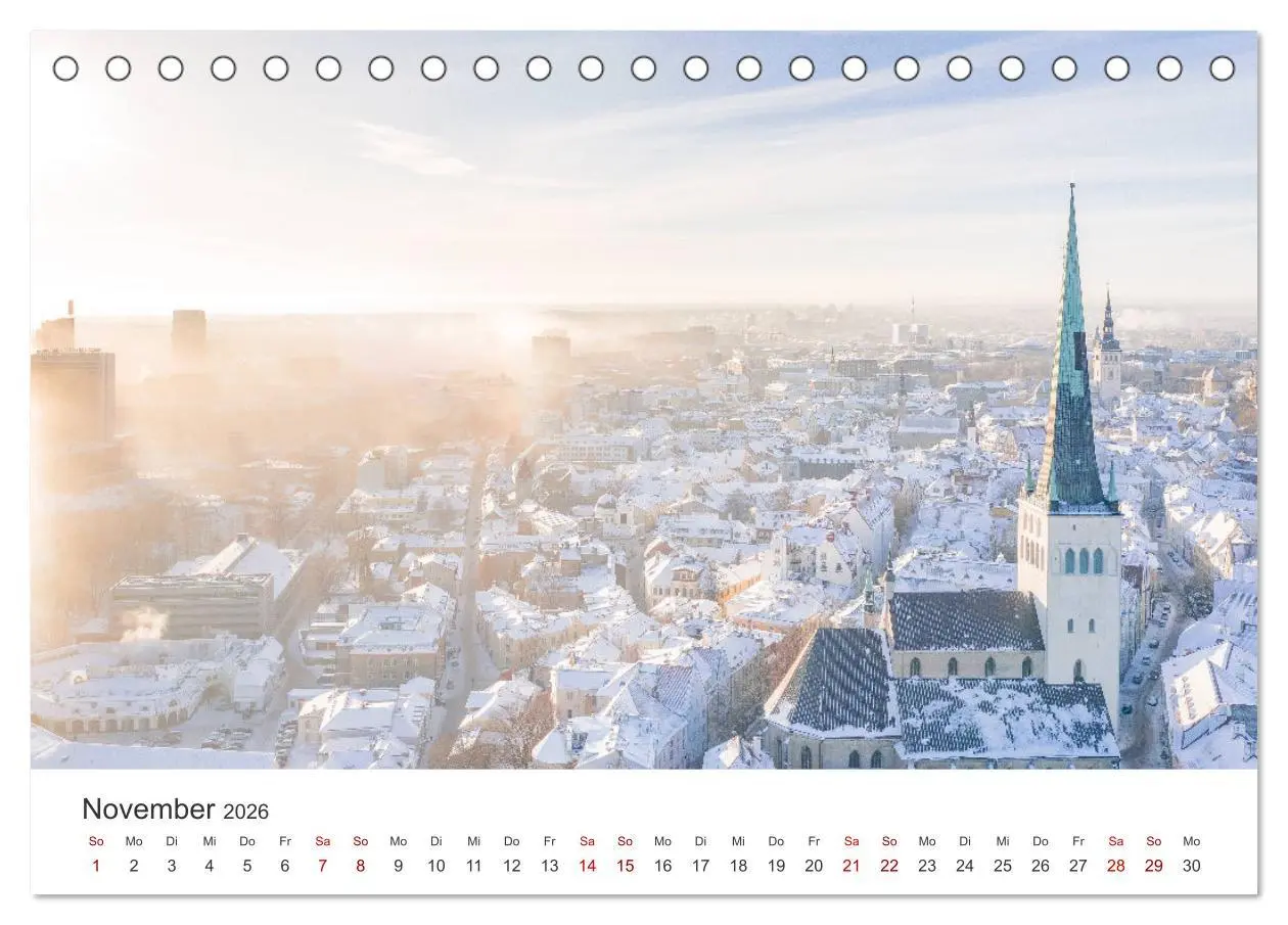 Bild: 9783457600061 | Tallinn - Eine Reise in die Hauptstadt Estlands. (Tischkalender...