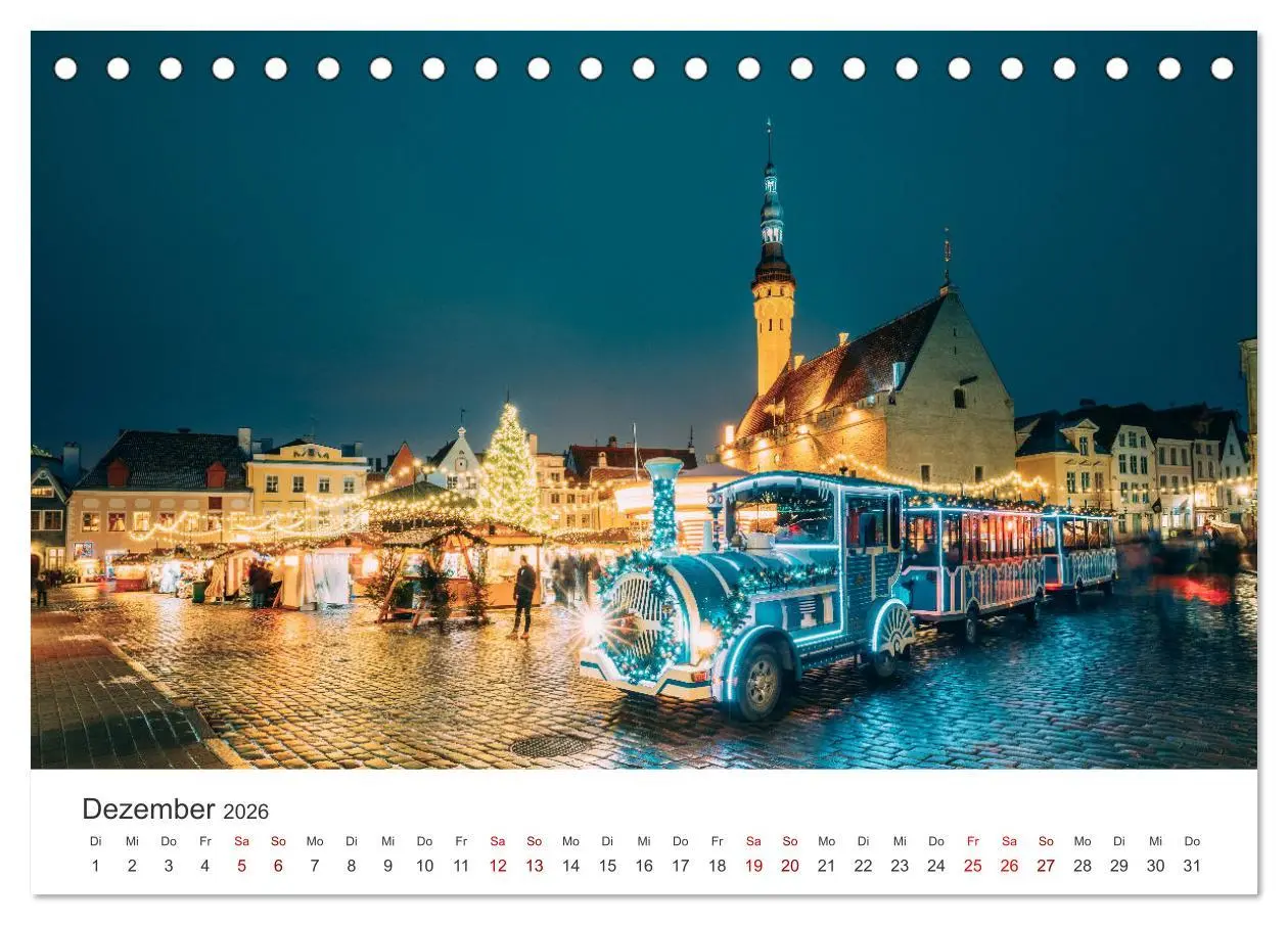 Bild: 9783457600061 | Tallinn - Eine Reise in die Hauptstadt Estlands. (Tischkalender...