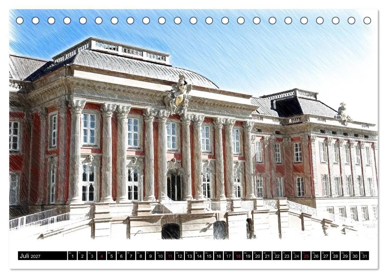 Bild: 9783594150061 | Potsdam Kalender (Tischkalender 2027 DIN A5 quer), CALVENDO...