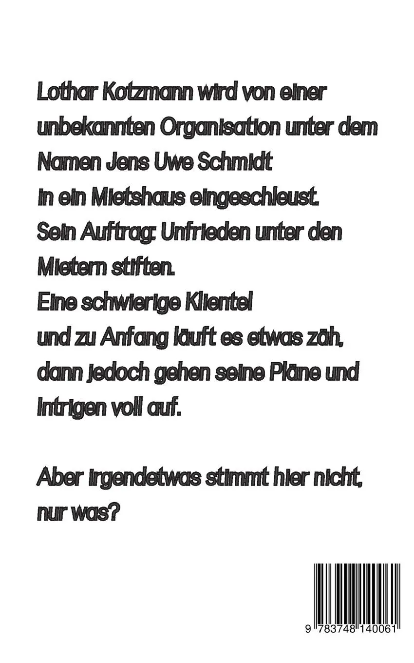 Rückseite: 9783748140061 | Das ehrenwerte Haus | Ralf T. Franzen | Taschenbuch | Paperback | 2023