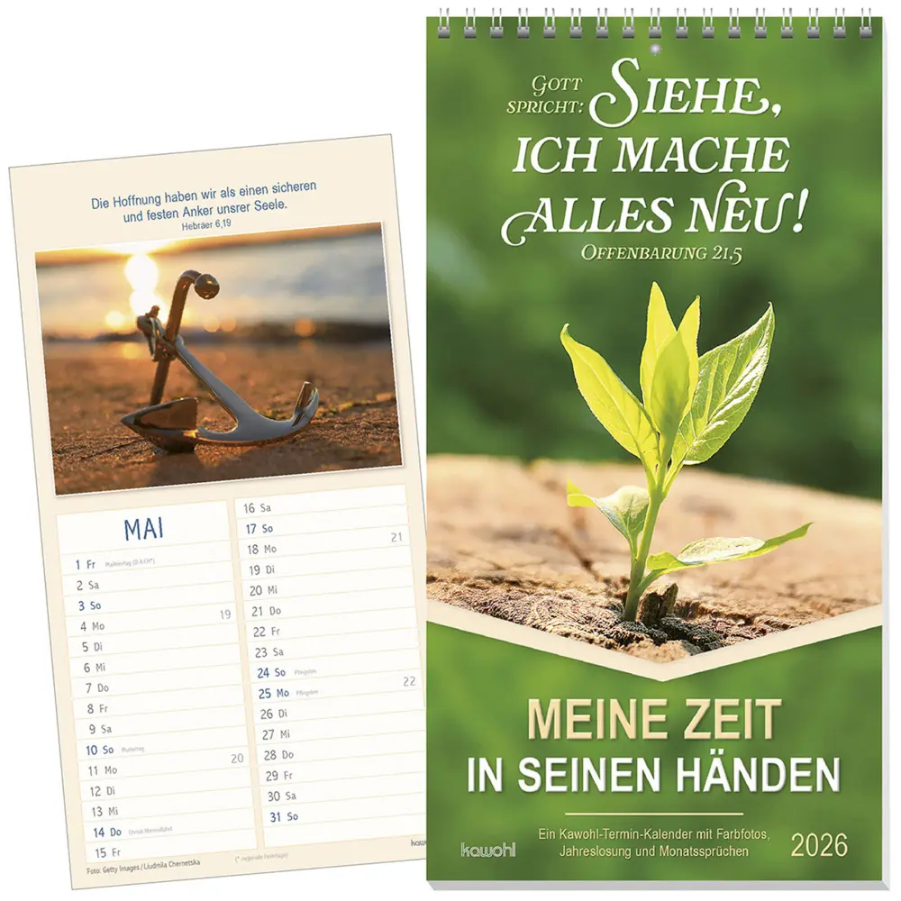 Cover: 9783754840061 | Meine Zeit in seinen Händen 2026 | Termin-Kalender | Kalender | 14 S.