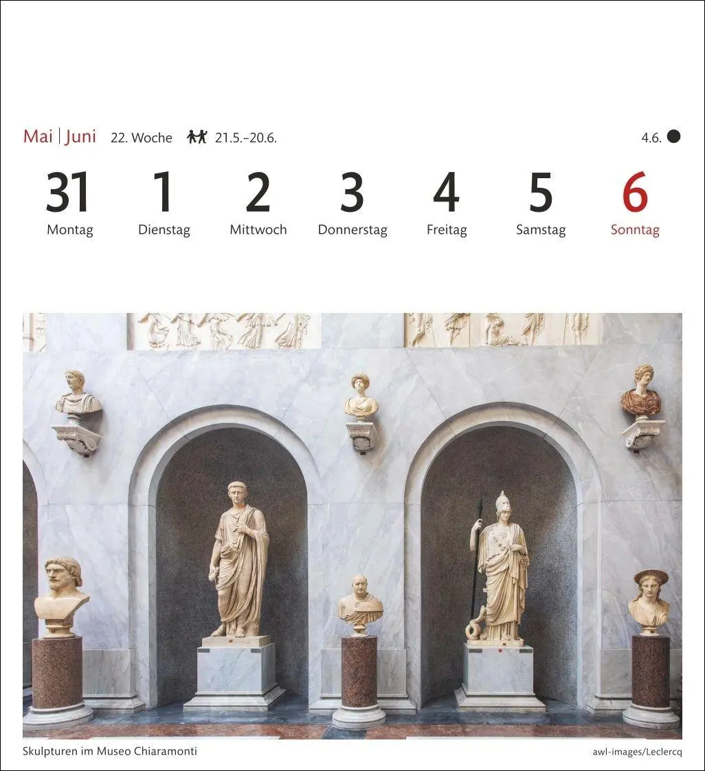 Bild: 9783840040061 | Rom Sehnsuchtskalender 2027 - Wochenkalender mit 53 Postkarten | 54 S.
