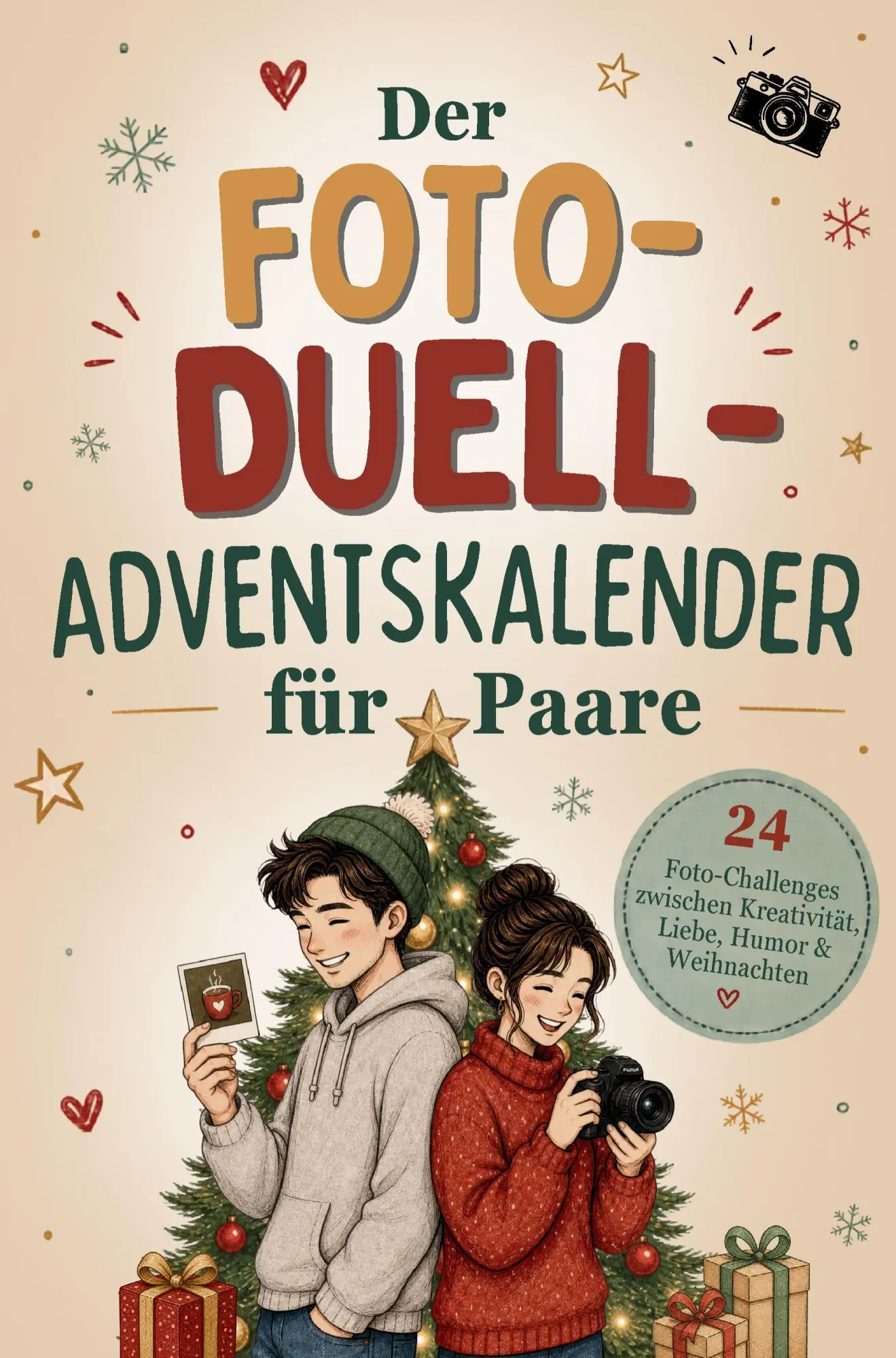 Cover: 9783912310061 | Der Foto-Duell-Adventskalender für Paare | Amalia Richter | Buch