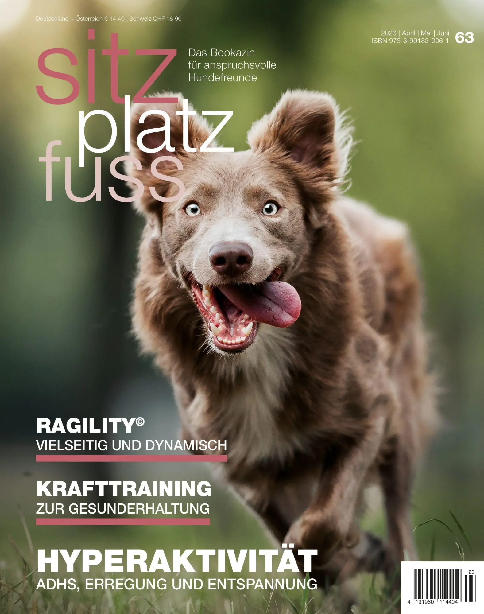 Cover: 9783991830061 | SitzPlatzFuss, Ausgabe 63 | Hyperaktivität | Verlag Cadmos | Buch