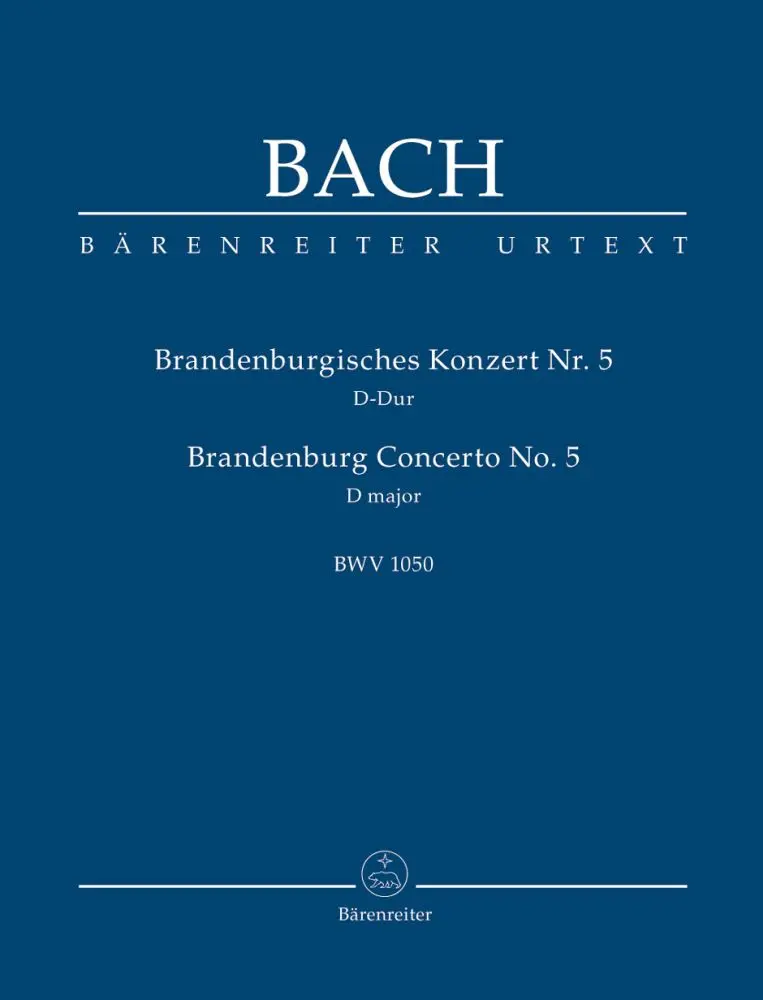 Cover: 9790006200061 | Brandenburg Concerto No.5 In D major BWV 1050 | Johann Sebastian Bach