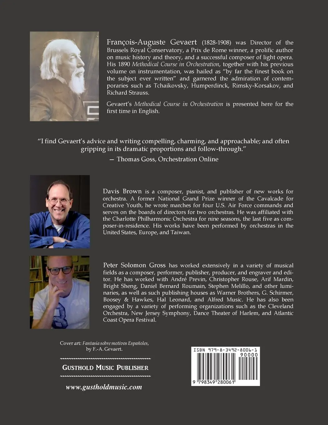 Rückseite: 9798349280061 | A Methodical Course in Orchestration | Francois-Auguste Gevaert | Buch