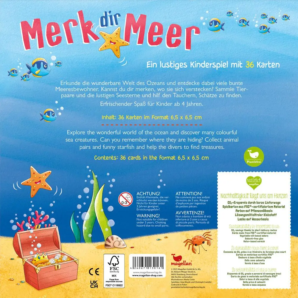 Bild: 4260671130161 | Merk dir Meer | Anja Wrede (u. a.) | Spiel | N3016 | Deutsch | 2025