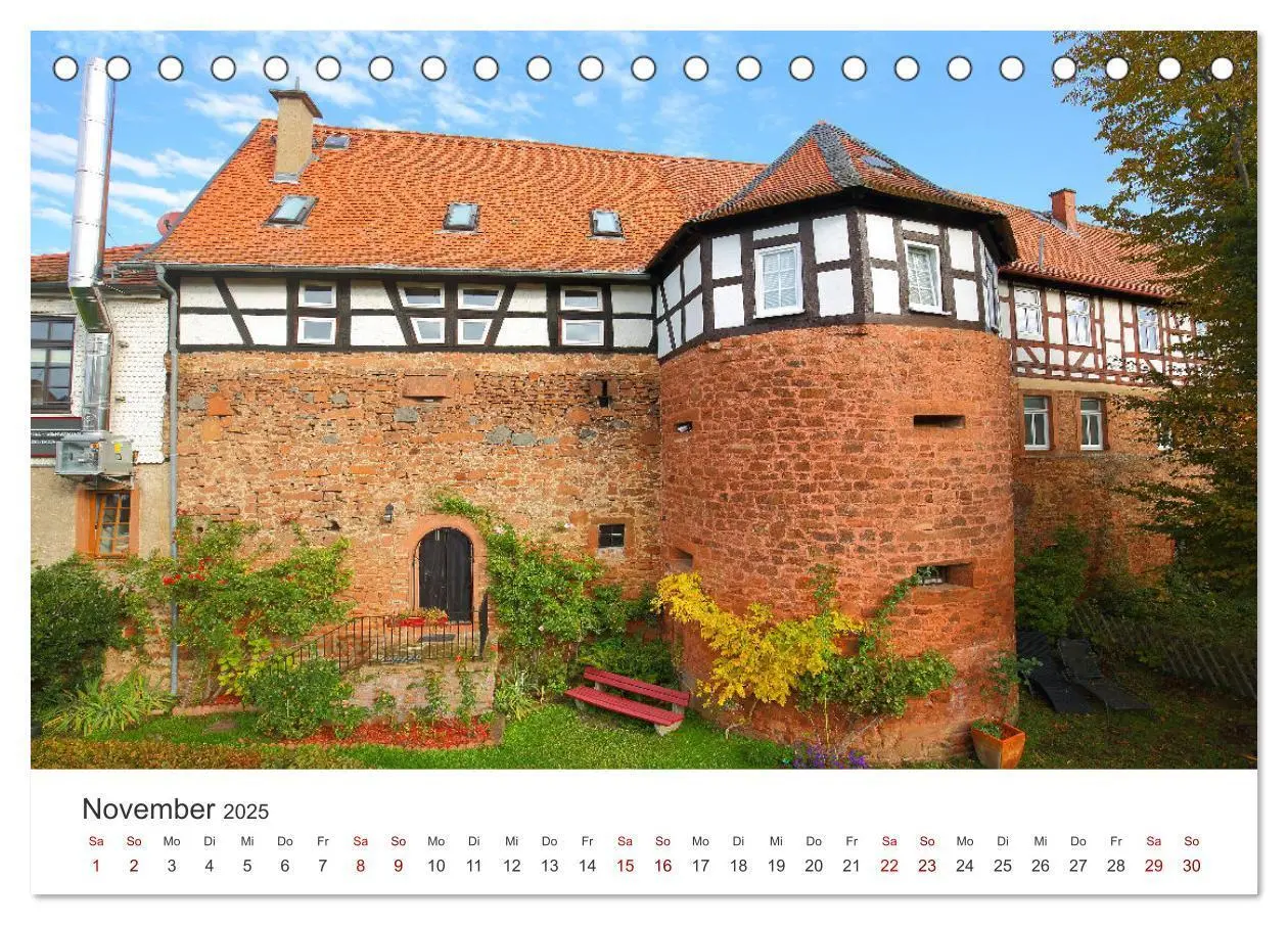 Bild: 9783435050161 | Büdingen - historische Stadt (Tischkalender 2025 DIN A5 quer),...