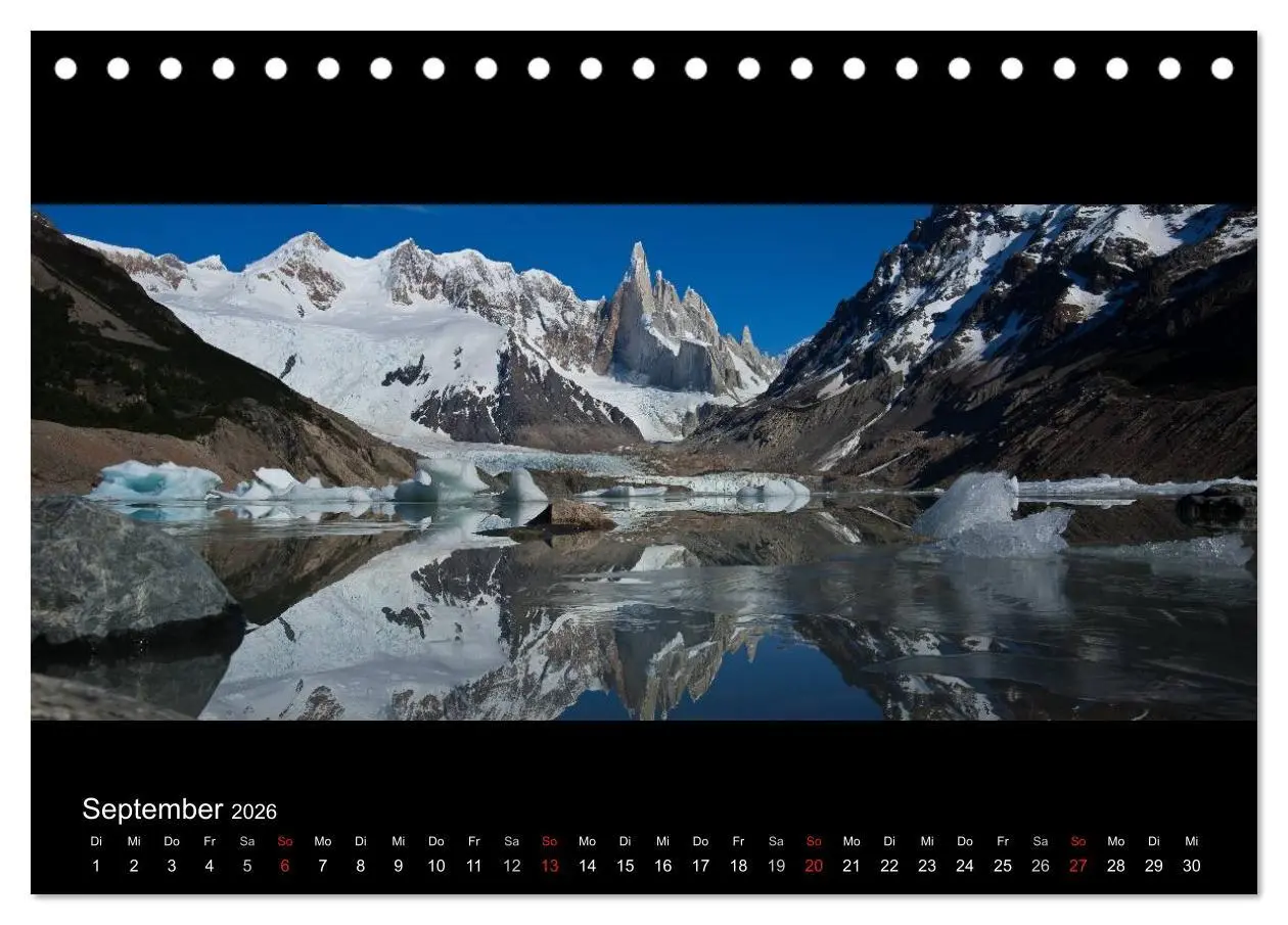 Bild: 9783516160161 | Patagonien - Ungezähmtes Land (Tischkalender 2026 DIN A5 quer),...