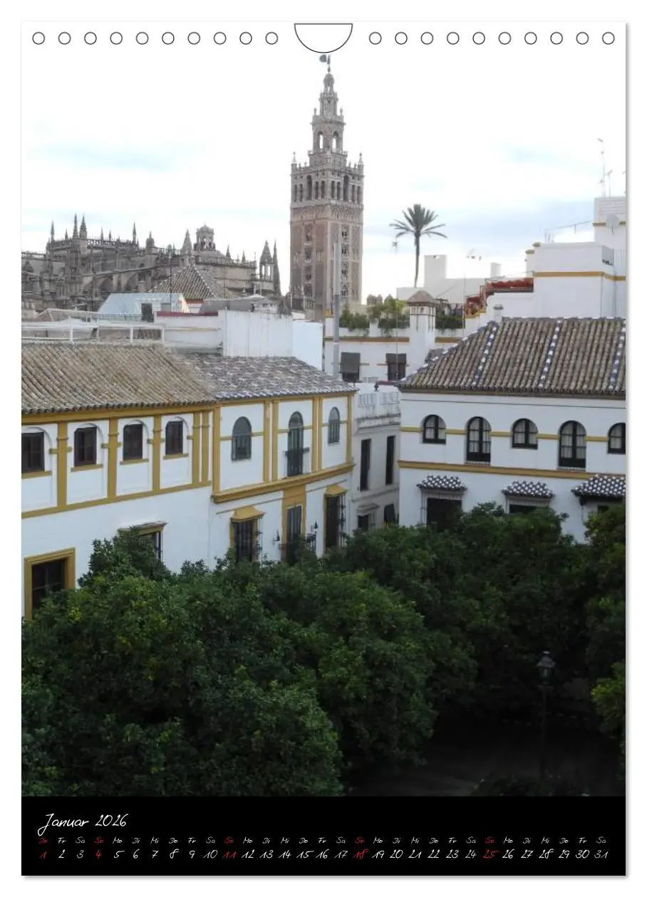 Bild: 9783516470161 | Sevilla (Wandkalender 2026 DIN A4 hoch), CALVENDO Monatskalender