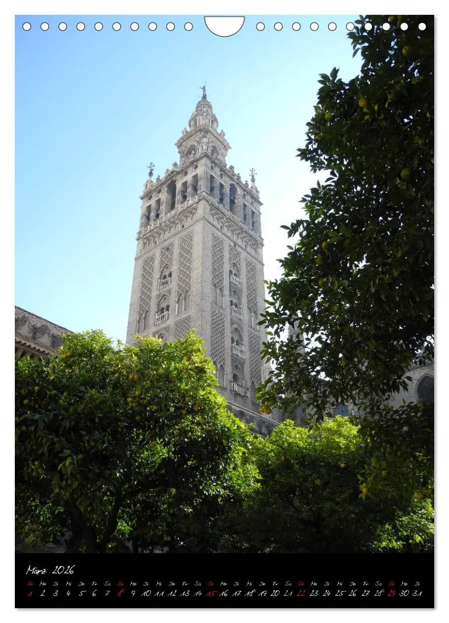 Bild: 9783516470161 | Sevilla (Wandkalender 2026 DIN A4 hoch), CALVENDO Monatskalender