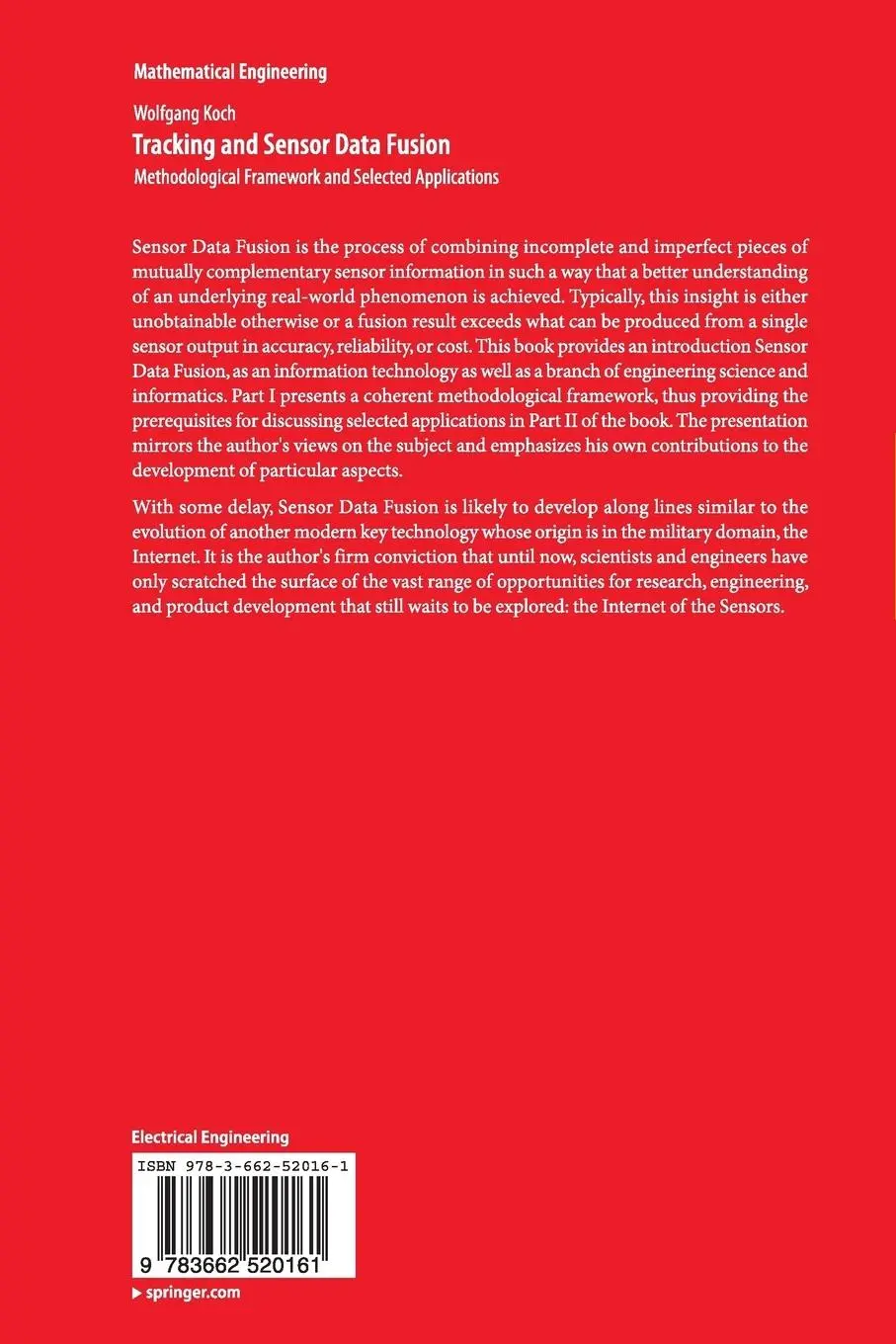 Rückseite: 9783662520161 | Tracking and Sensor Data Fusion | Wolfgang Koch | Taschenbuch | xvii
