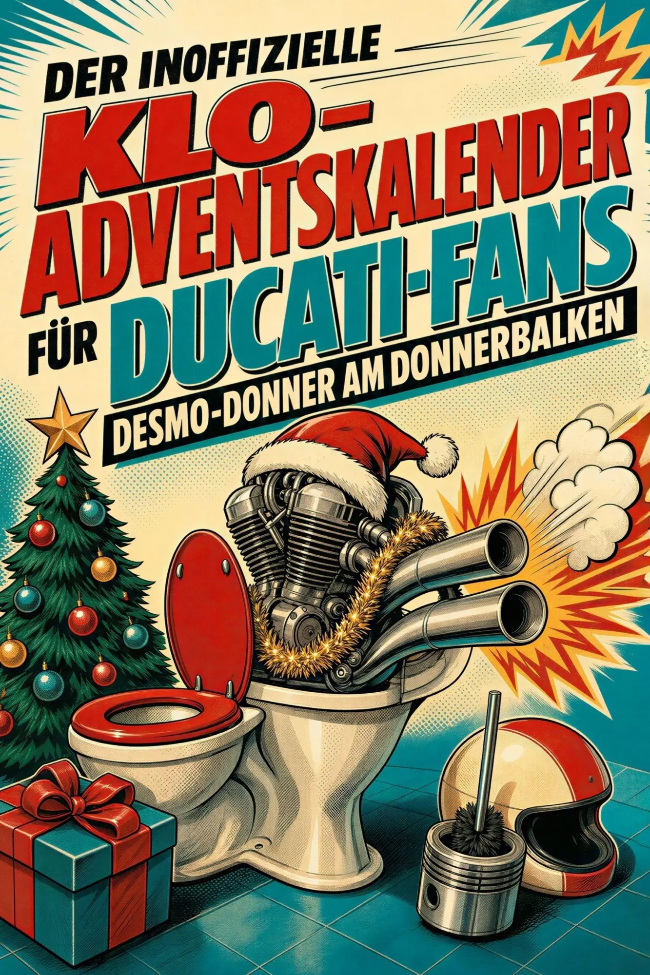 Der inoffizielle Klo-Adventskalender für Ducati-Fans