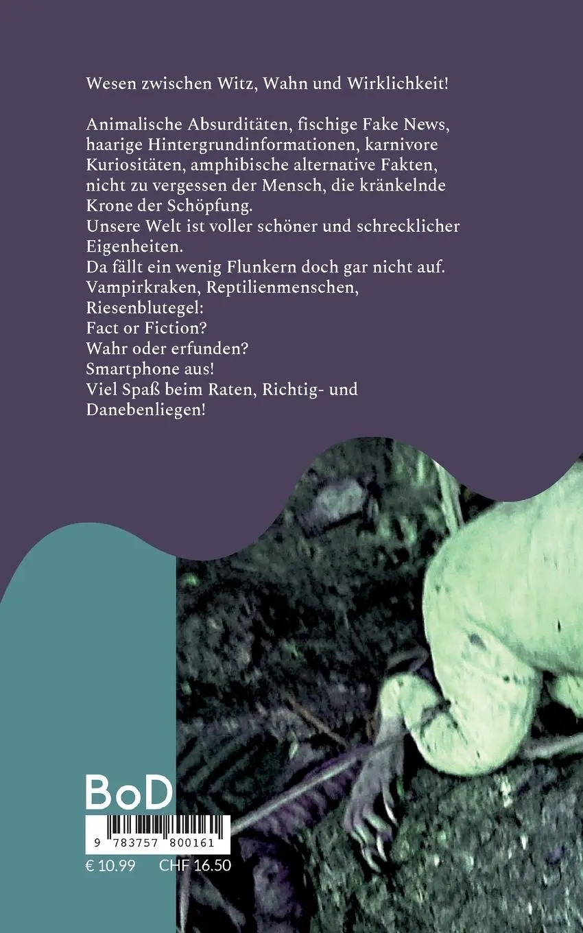 Rückseite: 9783757800161 | Tierisch sati(e)risch | Viola Miller | Taschenbuch | 178 S. | Deutsch