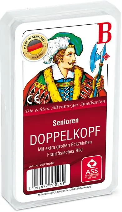 Cover: 4042677700261 | Senioren Doppelkopf. Französisches Bild | Spiel | Brettspiel | Deutsch