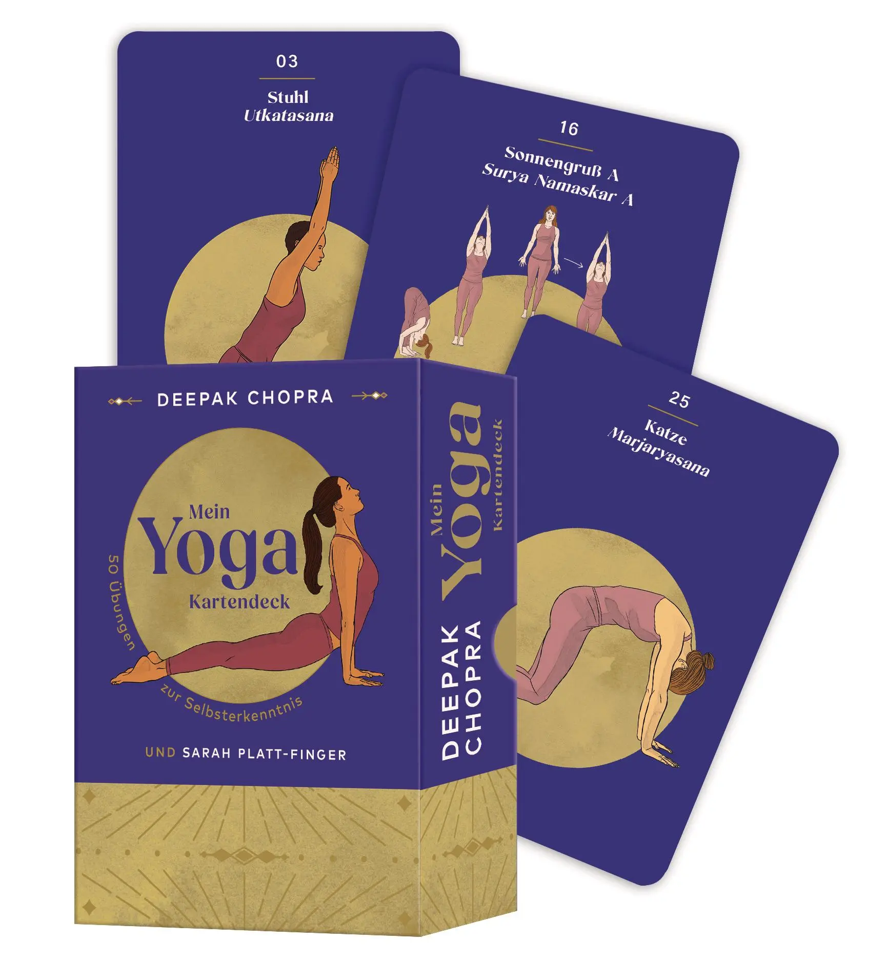 Cover: 4250939900261 | Mein Yoga Kartendeck | Deepak Chopra (u. a.) | Box | Deutsch | 2025