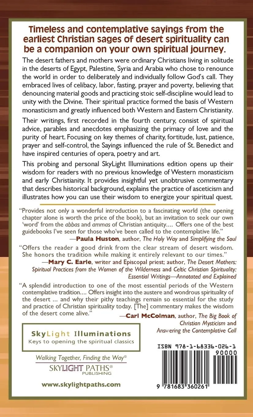 Rückseite: 9781683360261 | Desert Fathers and Mothers | Buch | Englisch | 2012 | SkyLight Paths