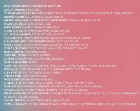 Cover: 9781934510261 | New Geographies, 3 – Urbanisms of Color | Gareth Doherty | Taschenbuch