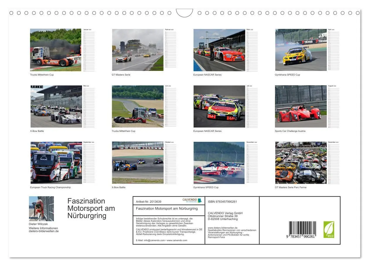 Bild: 9783457990261 | Faszination Motorsport am Nürburgring (Wandkalender 2026 DIN A3...