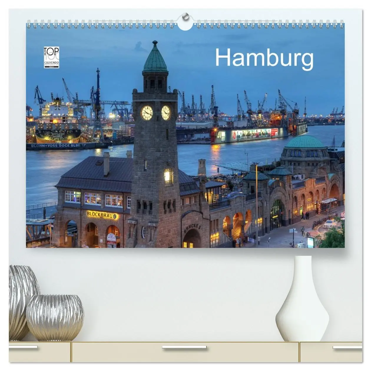 Cover: 9783516150261 | Hamburg (hochwertiger Premium Wandkalender 2026 DIN A2 quer),...